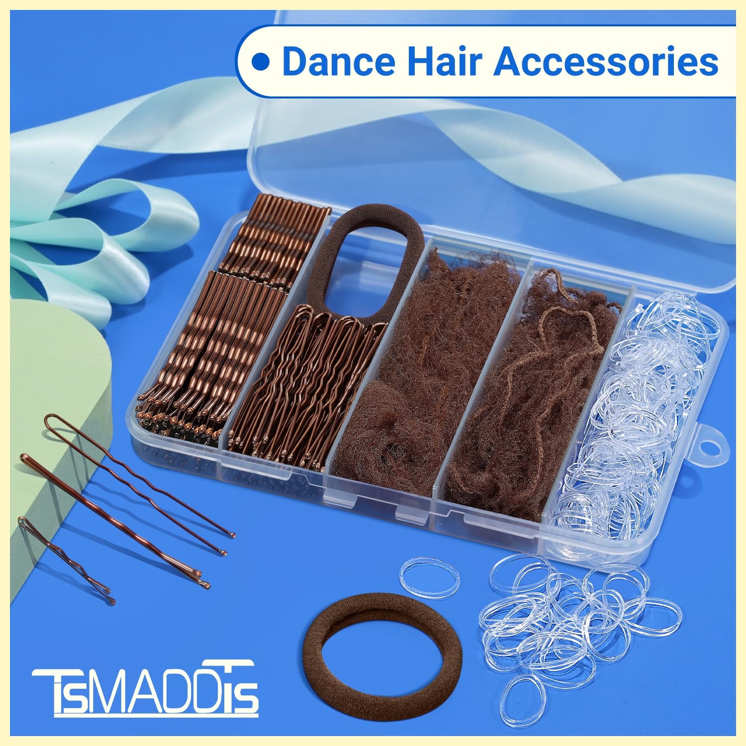 TsMADDTs caja de accesorios para pelo: transporte fácil y ordenado