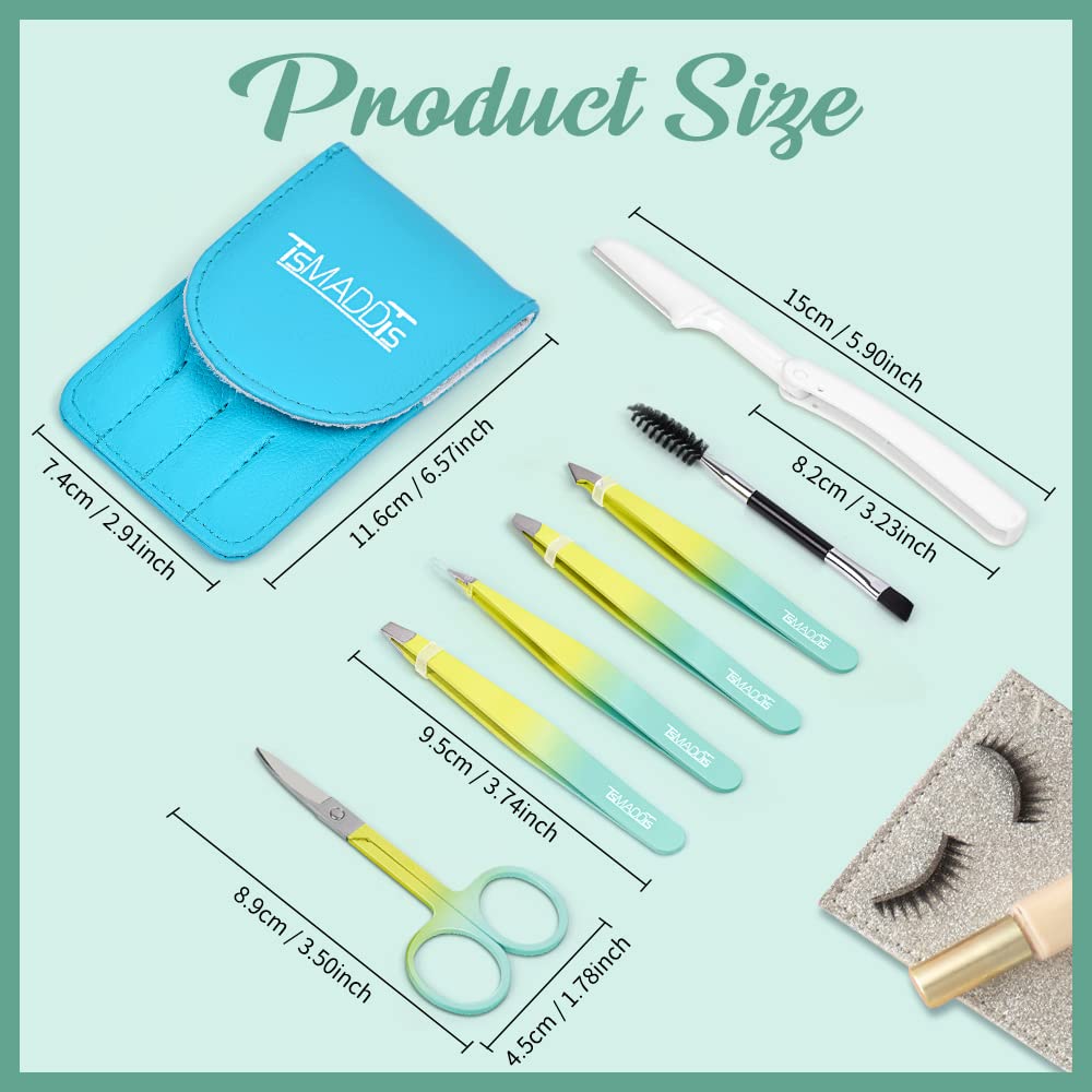 TsMADDTs cepillo cejas doble cara, limpieza suave y peinado preciso