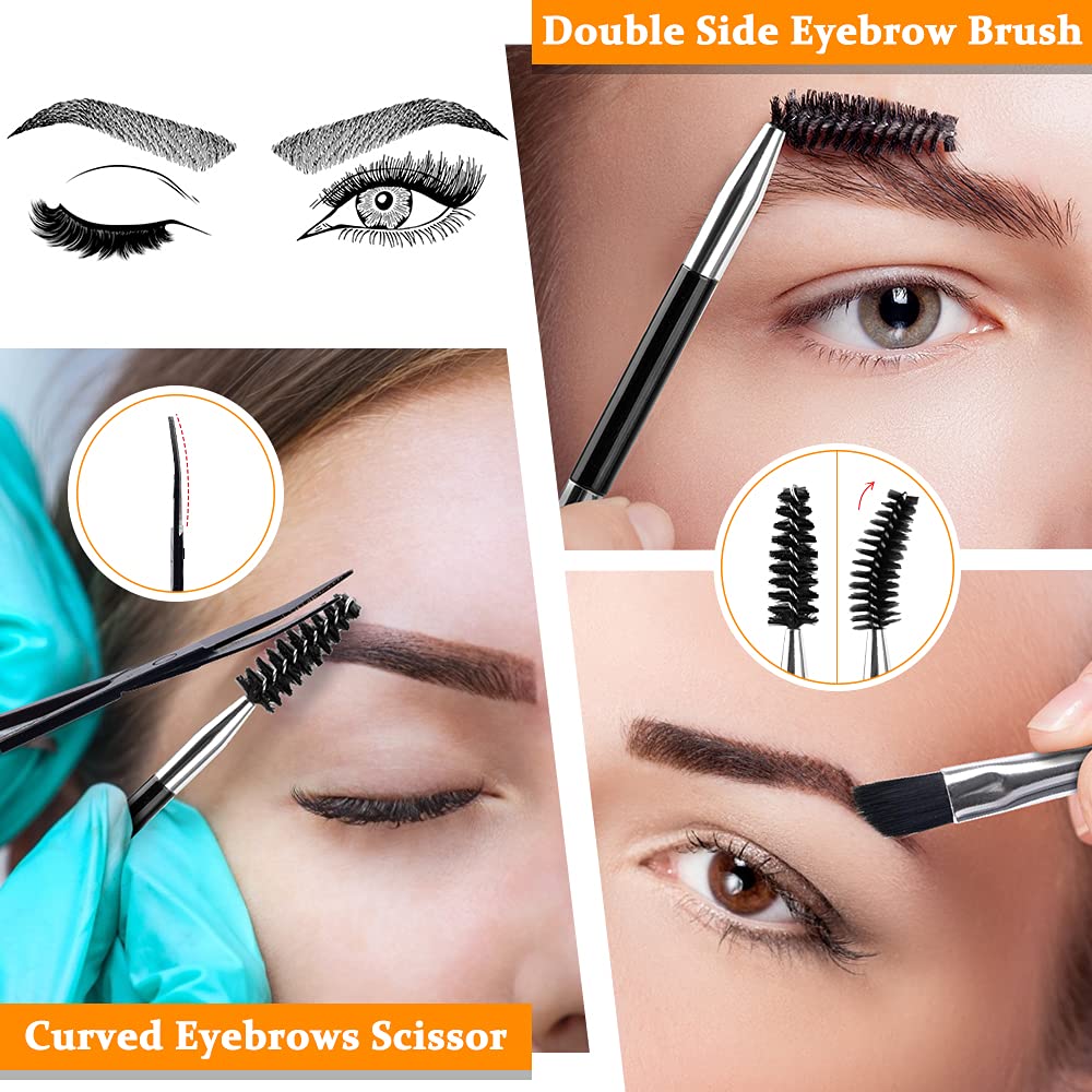 Cepillo doble TsMADDTs para peinar y limpiar cejas