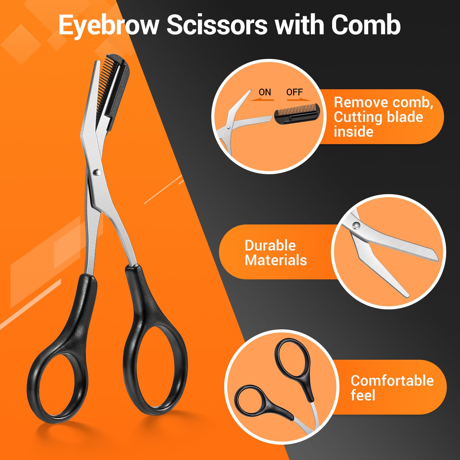 TsMADDTs cepillo doble cara para cejas y pestañas