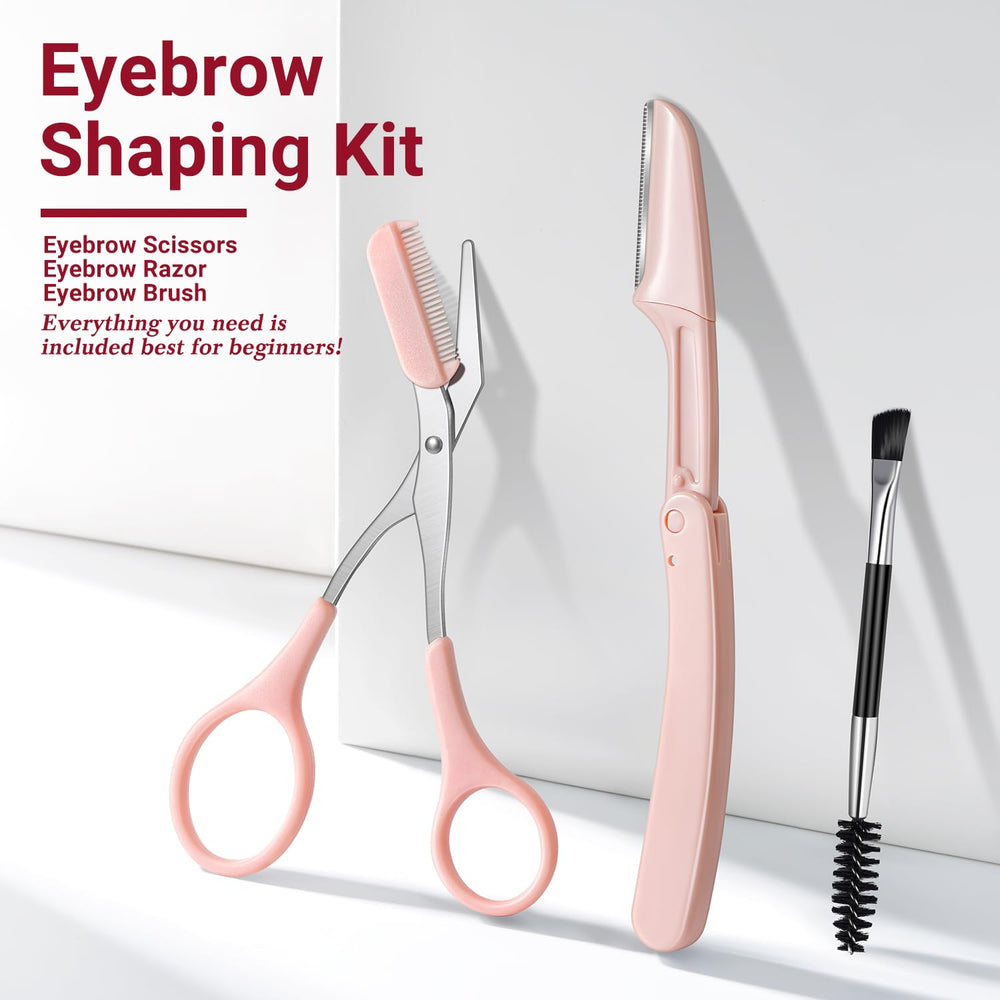 Cepillo doble TsMADDTs para peinar cejas y separar pestañas para acabado ordenado.