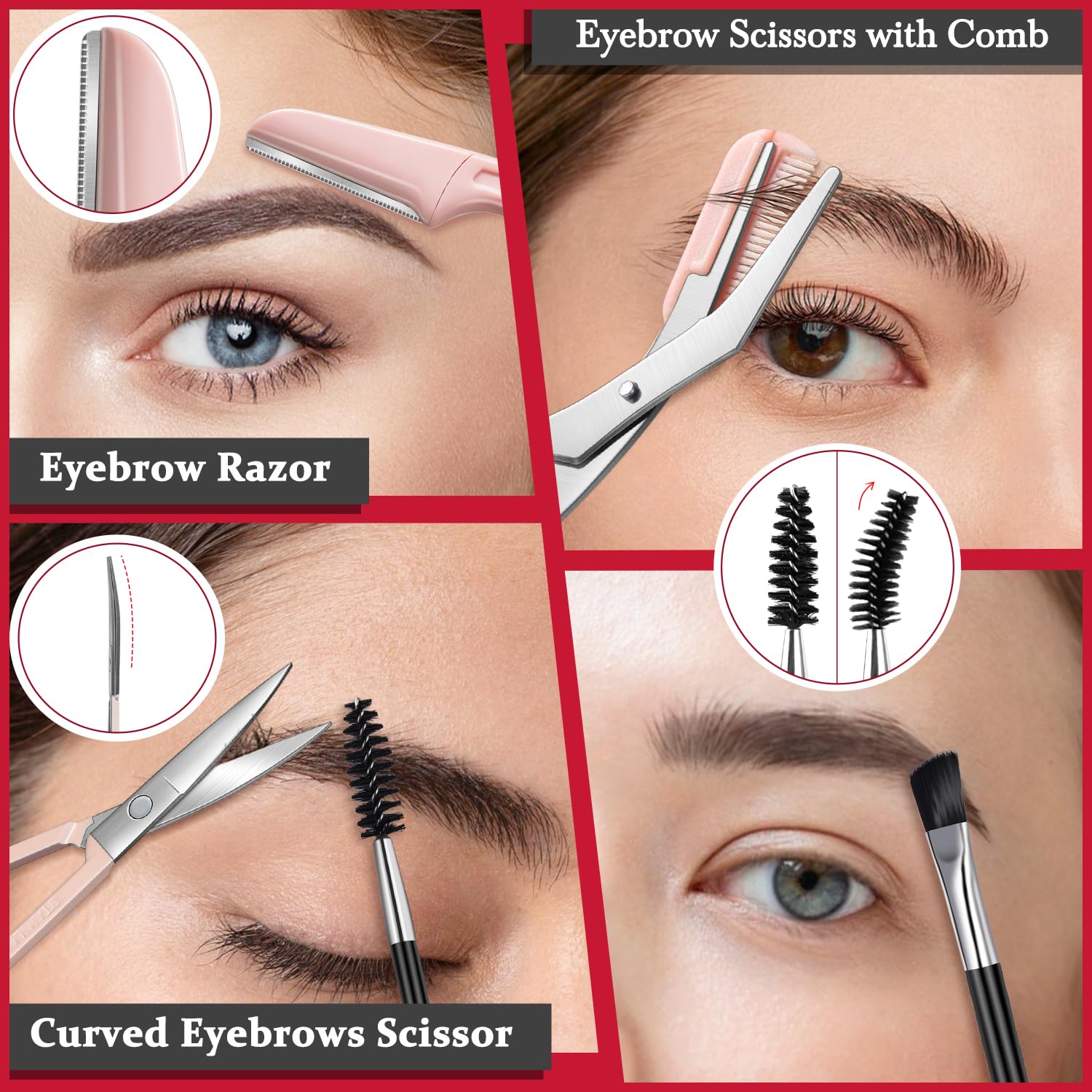 Kit completo TsMADDTs para cejas, compacto y listo para cualquier ocasión.