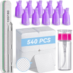 TsMADDTs kit quitageles con toallitas sin pelusa para uso en casa.