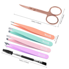 Pinzas TsMADDTs de precisión con puntas alineadas para eliminar pelos con suavidad.