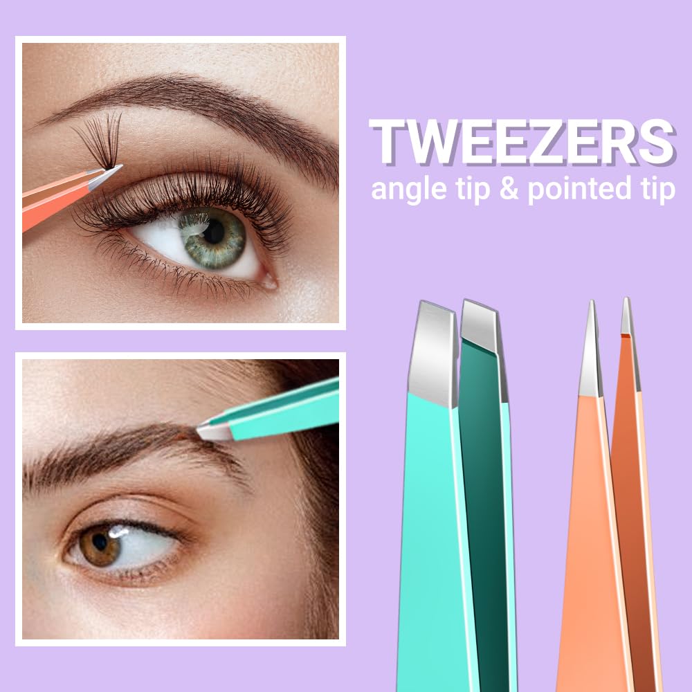 TsMADDTs rasurador para cejas y vello facial, acabado suave