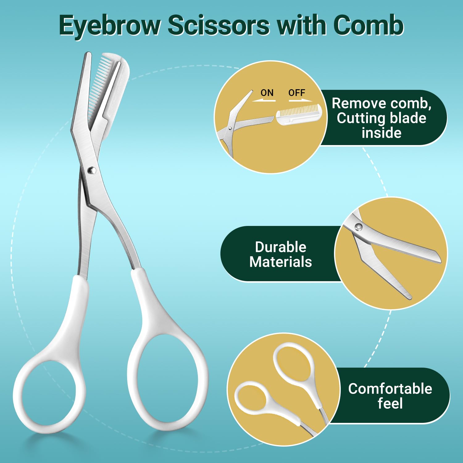 TsMADDTs rasuradora cejas hoja segura para piel sensible