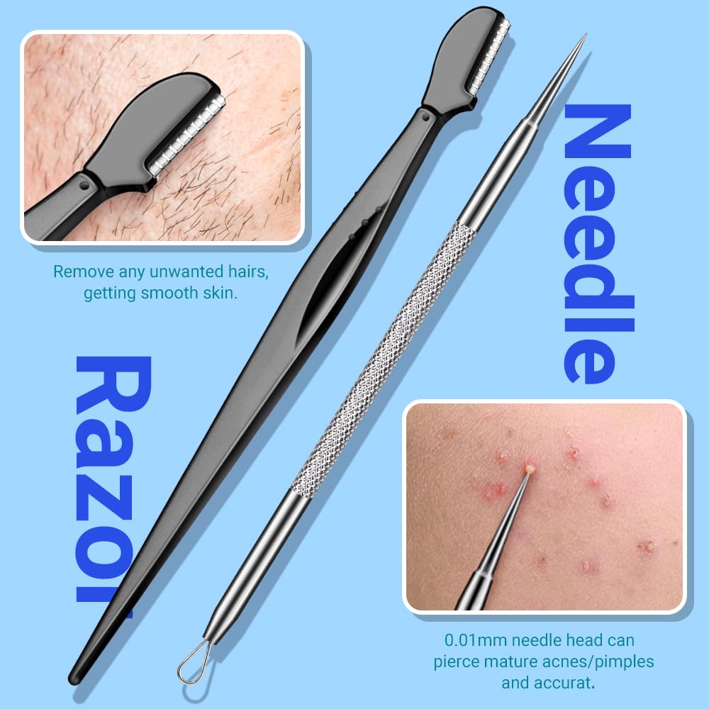 TsMADDTs rasuradora de vello facial, uso cómodo para cejas y líneas.