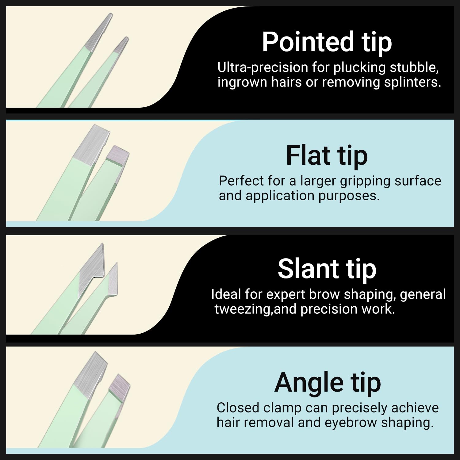 TsMADDTs tijeras cejas para recortes precisos y limpios