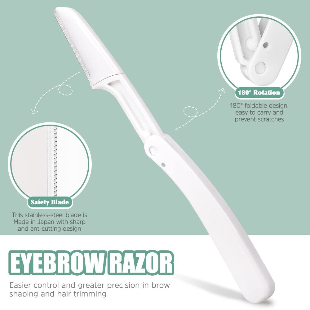 TsMADDTs tijeras cejas curvas, cortes suaves para cejas definidas