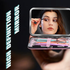 TsMADDTs tijeras curvas para recortes de cejas más precisos
