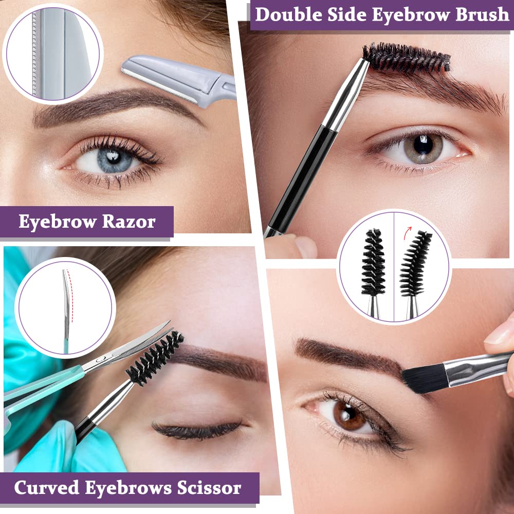 Cepillo doble TsMADDTs para cejas, peinado y definición rápida