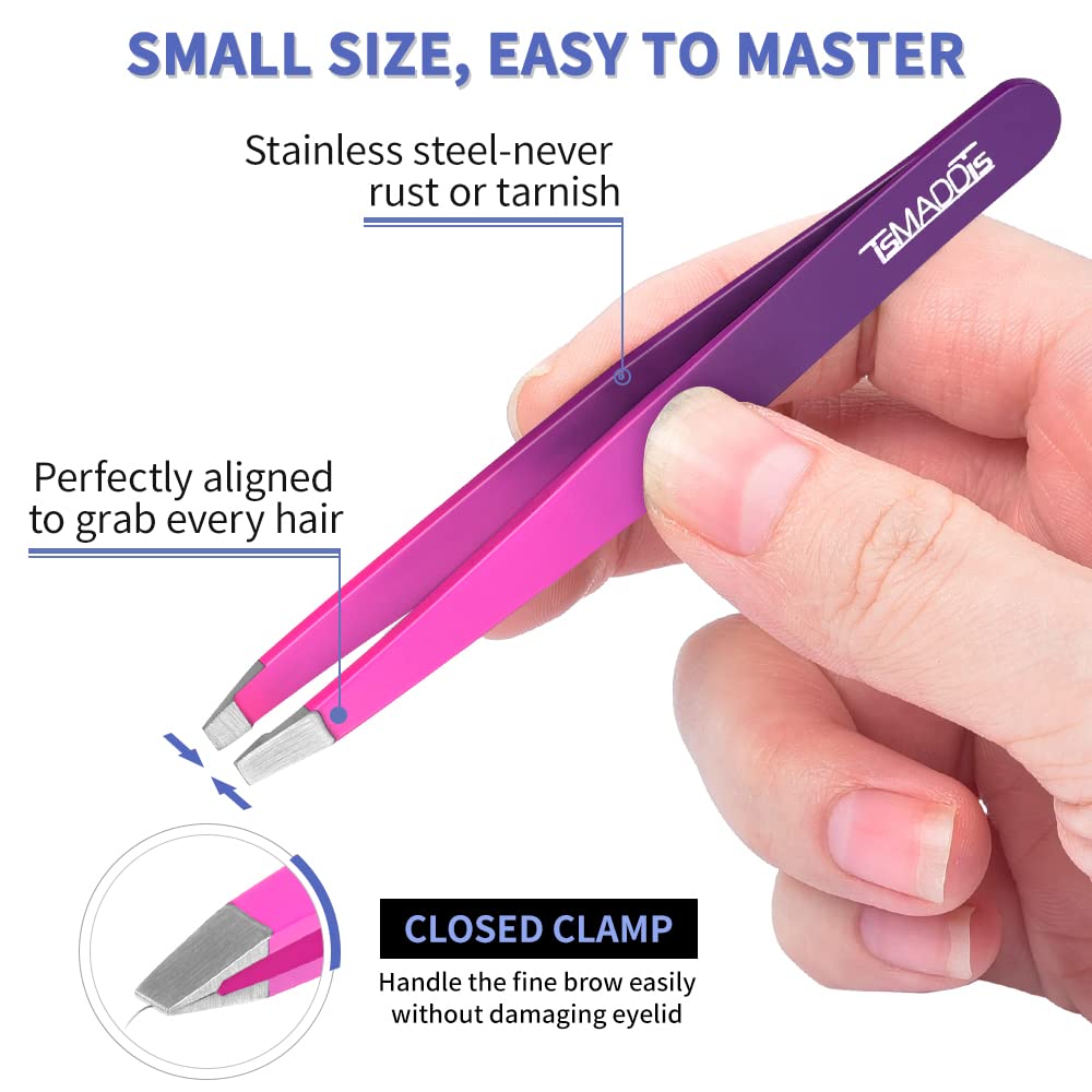 Cepillo doble para cejas TsMADDTs, peina y define mientras depilas.