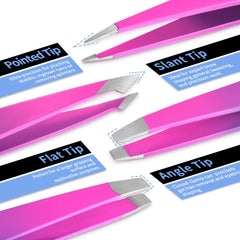 Tijeras curvas para cejas TsMADDTs para recorte suave y forma precisa.
