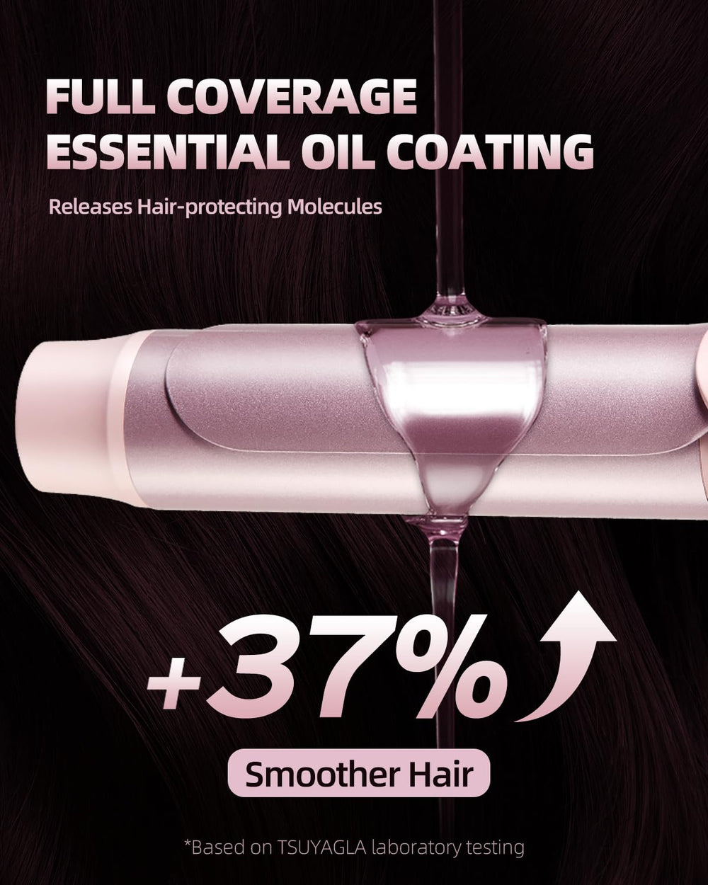 TSUYAGLA, iones negativos, 43 millones para cabello suave.