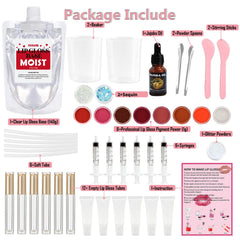 TSVATE pigmentos lipgloss 8 colores para tonos únicos.