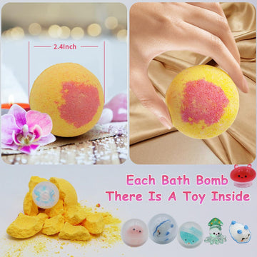 TTRWIN bomba con burbujas aromáticas y colores vivos para momentos de relajación