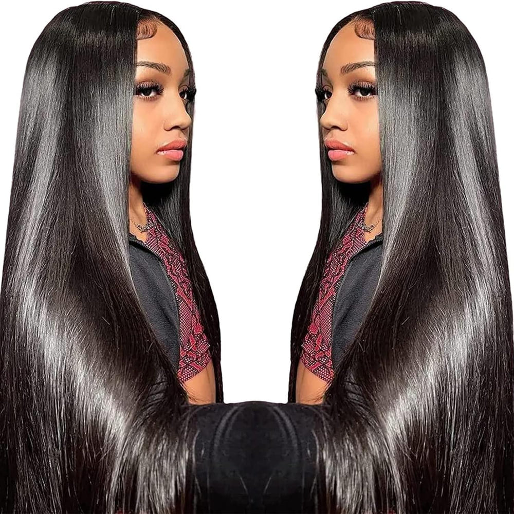 Peluca frontal TTSMINS 13x6 con encaje transparente para aspecto natural