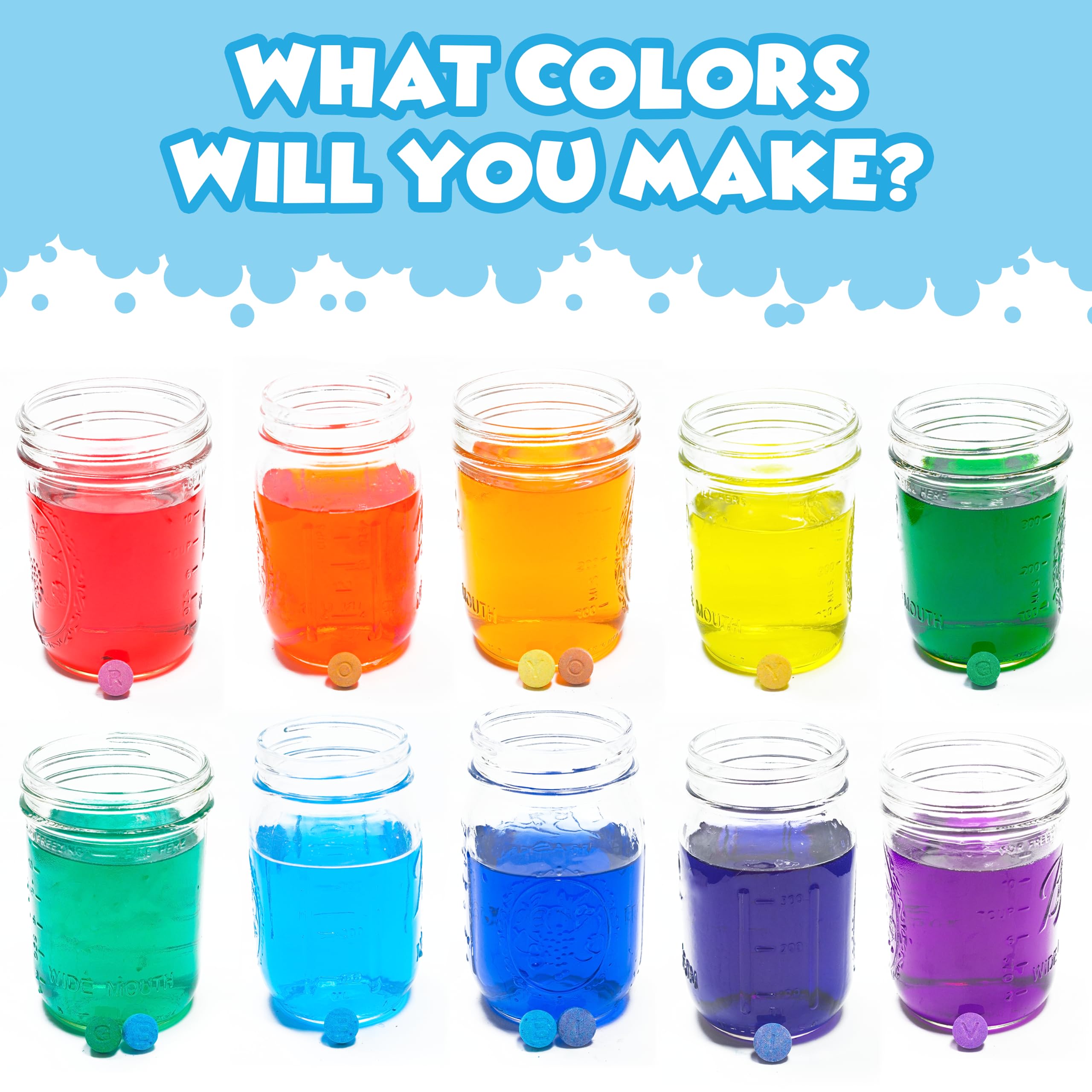 Tub Works Bath Color Fizzies: compatibles con juguetes de baño para más diversión
