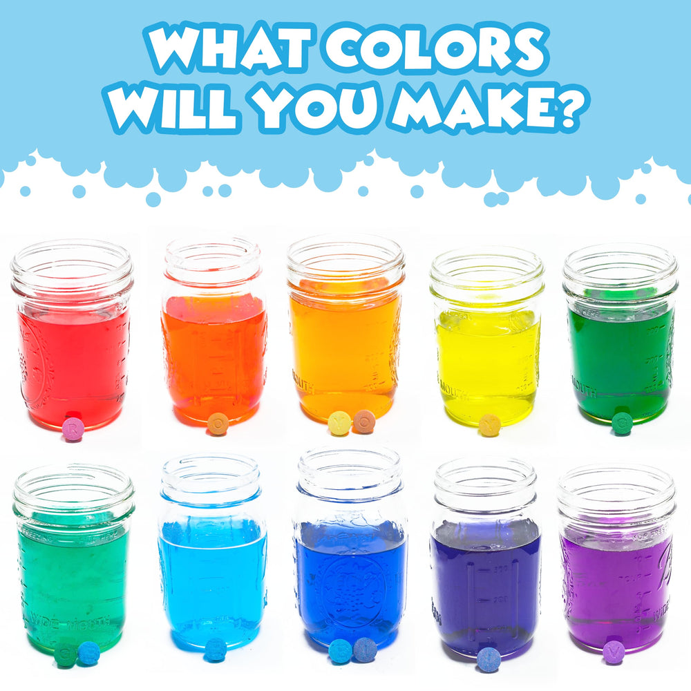 Tub Works Bath Color Fizzies: compatibles con juguetes de baño para más diversión