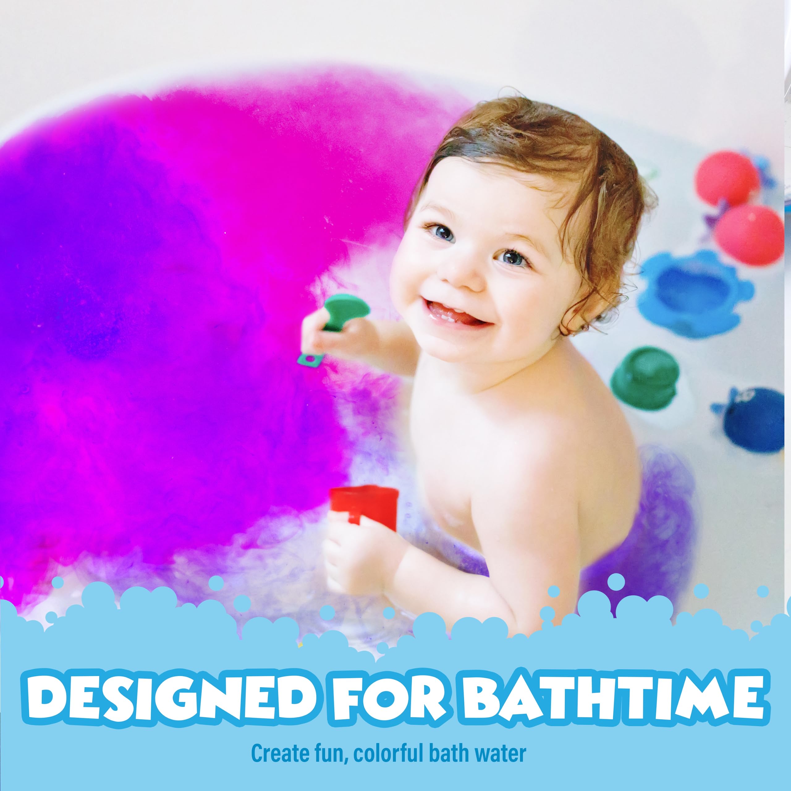 Tub Works Bath Color Fizzies: sin fragancia para un baño seguro