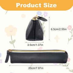 Tucnoeu bolso cosmético mini interior con doble cremallera para organización segura.