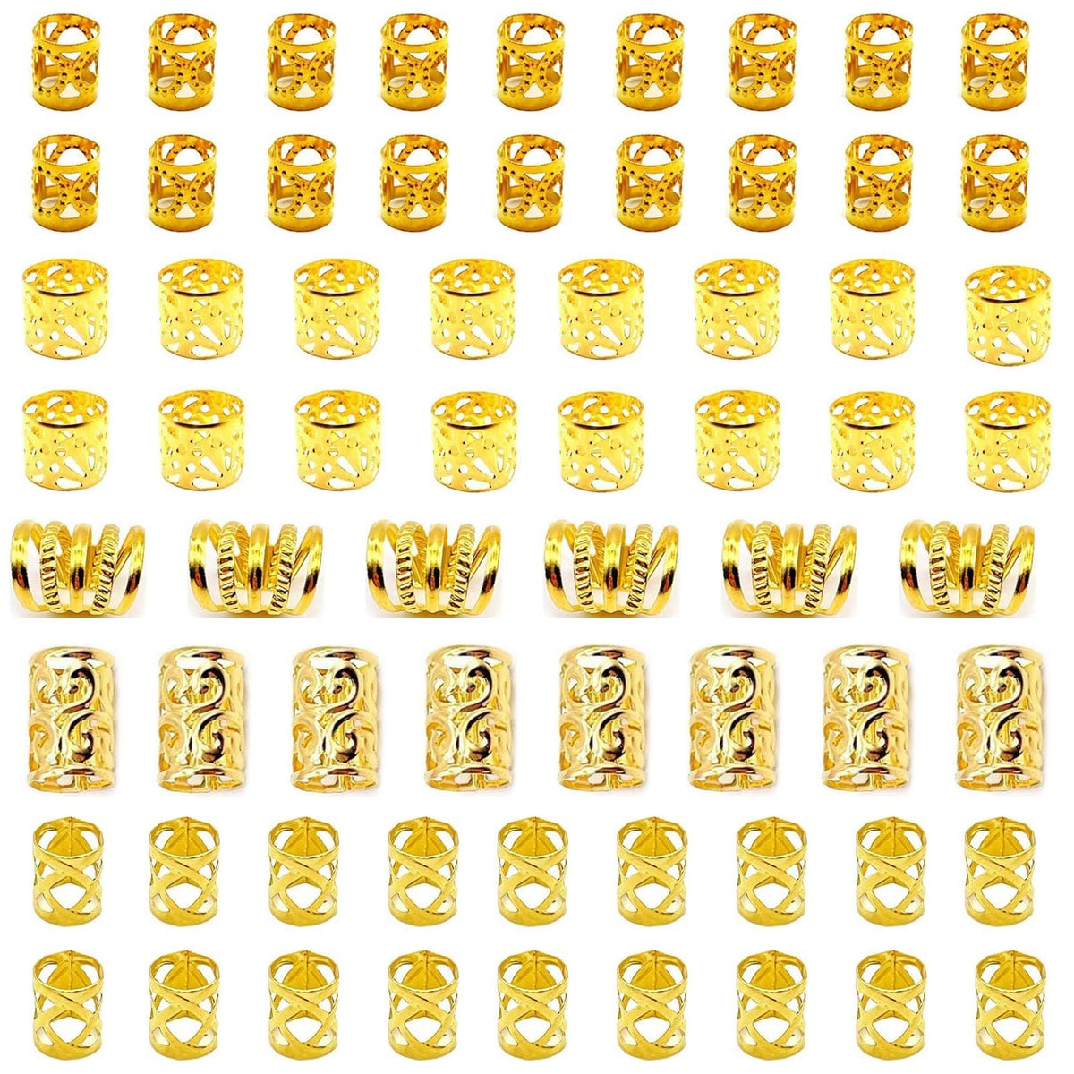 Tuefuzy joyería para cabello dorado para trenzas, añade brillo y estilo.
