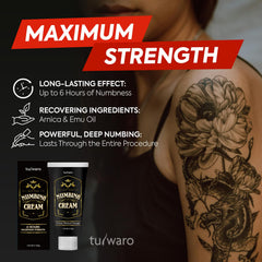 Crema adormecedora tuiwaro 50 ml práctico para llevar.