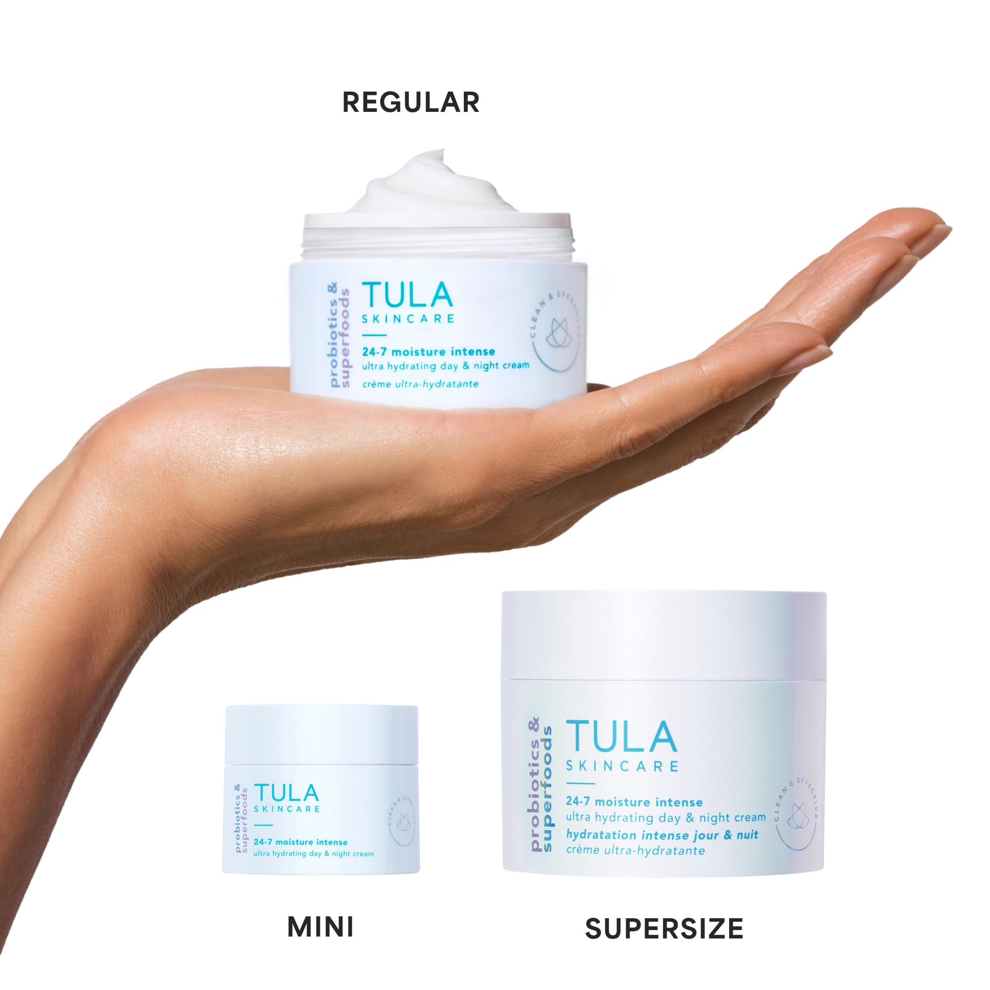 Probióticos y superfoods de TULA para piel equilibrada.