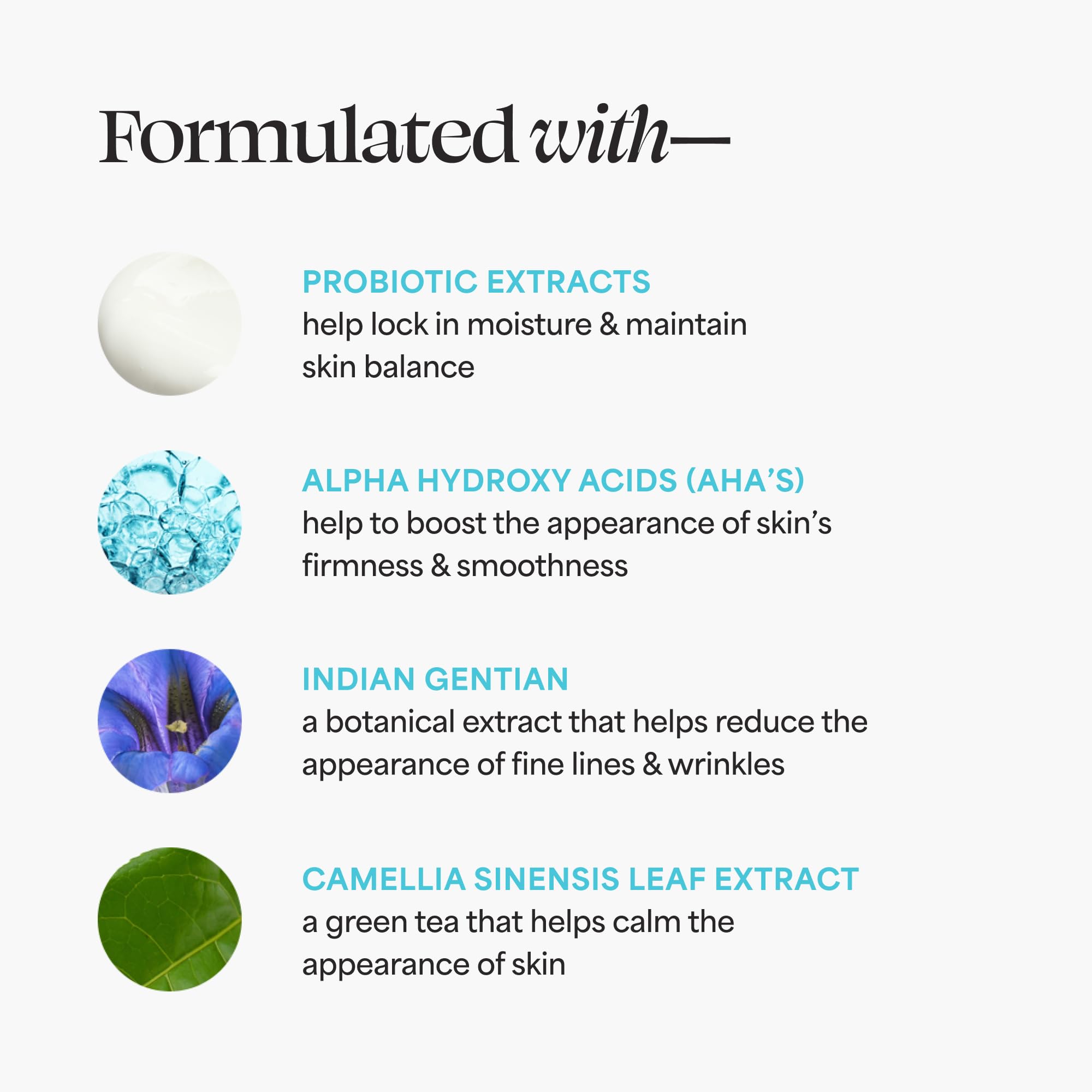 AHA et vitamine C TULA stimulent le renouvellement.