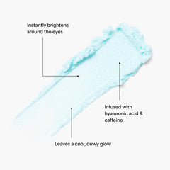 Bálsamo de ojos TULA con brillo inmediato para lucir más despierta.