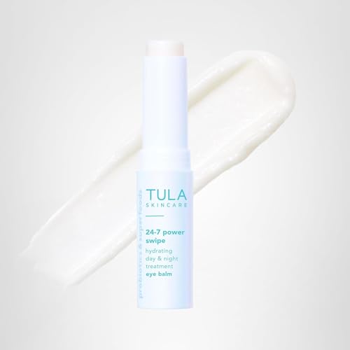 Bálsamo de ojos TULA protege contra luz azul y contaminación para una mirada más fresca.