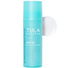 TULA Clear Up: botella frontal del gel purificador para poros más limpios