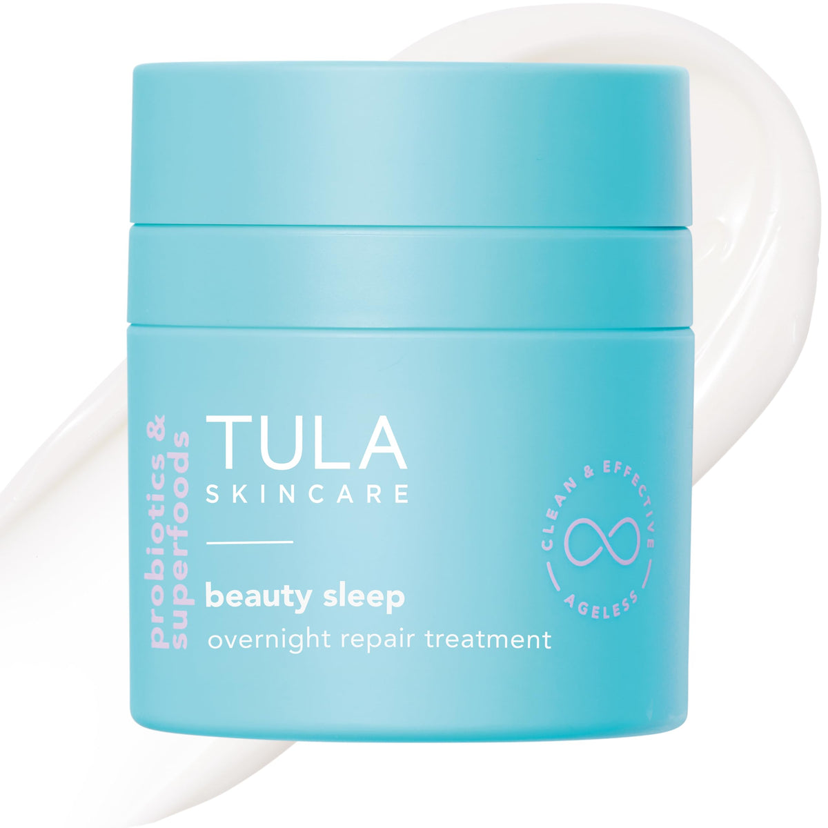 Flacon-nuit TULA pour une routine de soin nocturne.