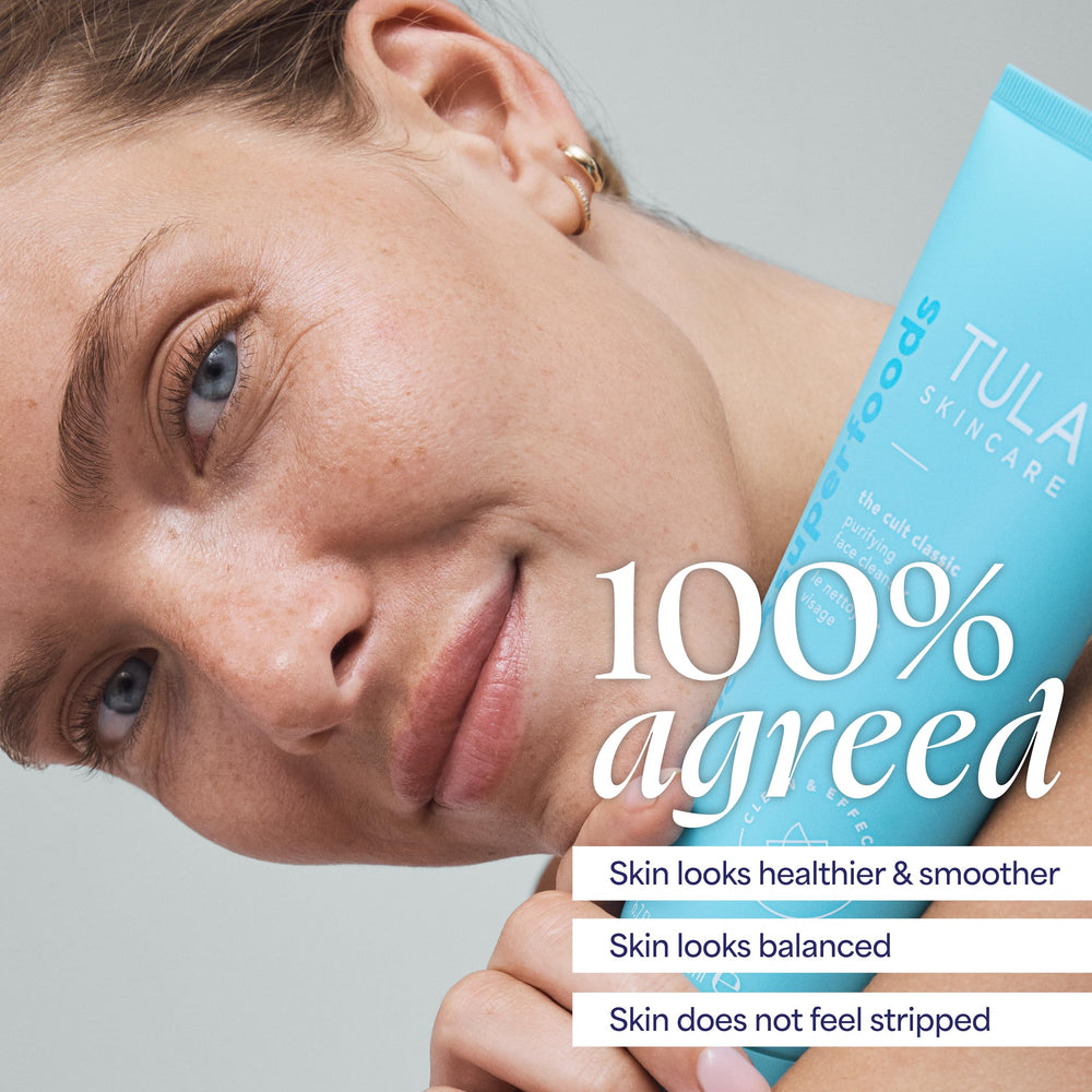 TULA limpiador en gel espumoso: limpieza profunda sin resecar.