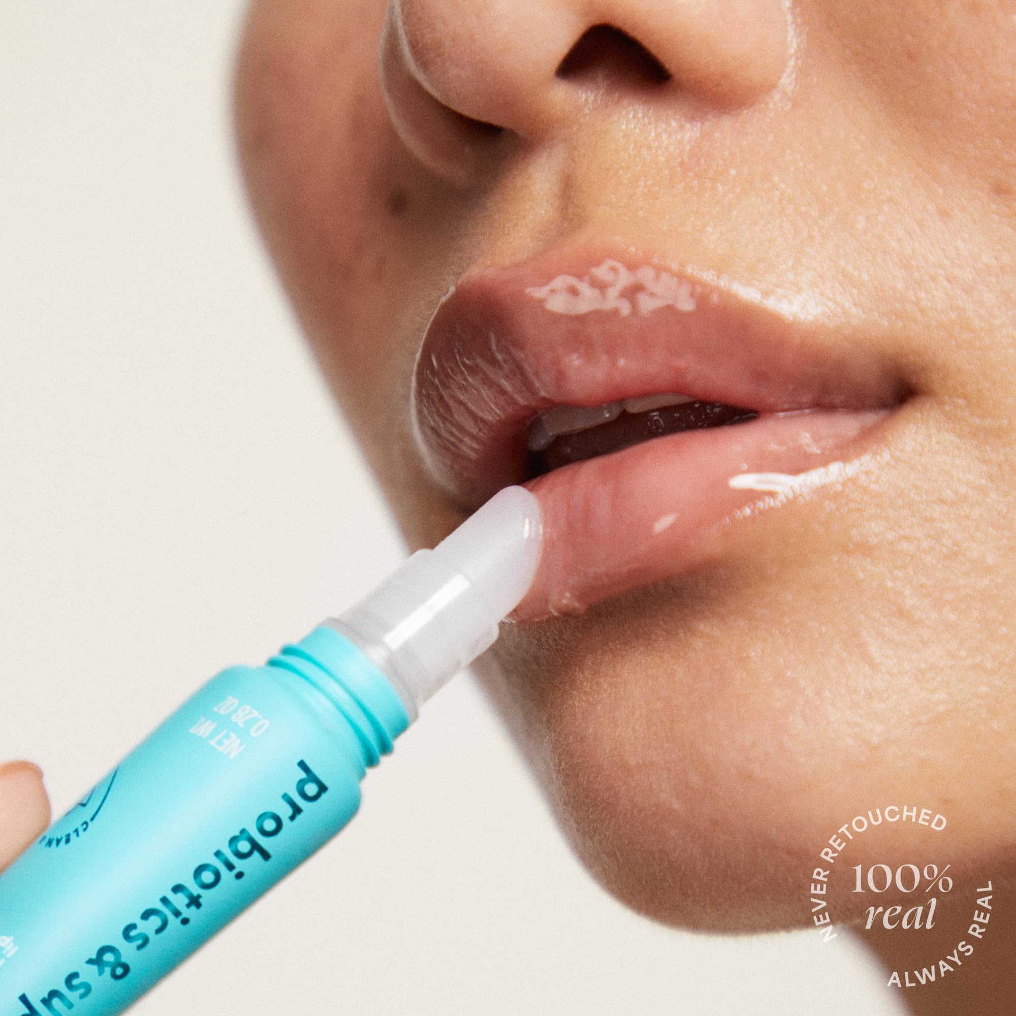 TULA lip mask works under lipstick for smooth color wear