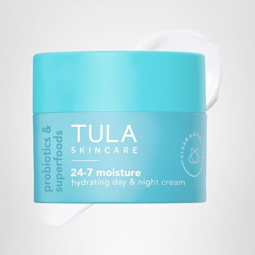 Envase de 1.5 oz de crema TULA para uso diario.