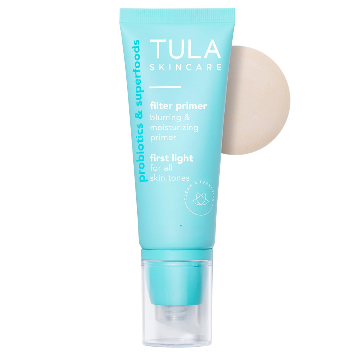 TULA First Light difuminado para tono uniforme y acabado suave.