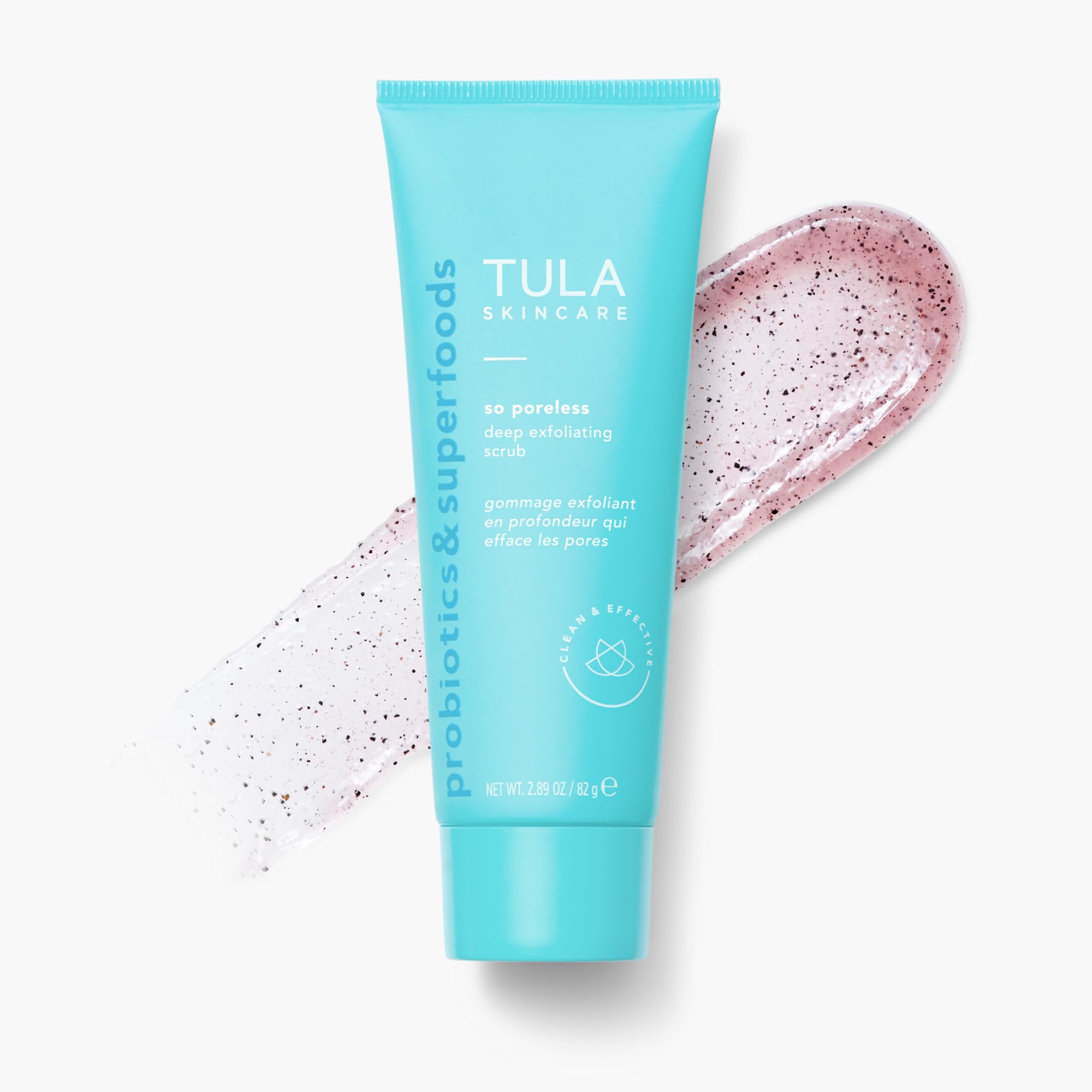 TULA gommage sel rose pores réduits et purifiés