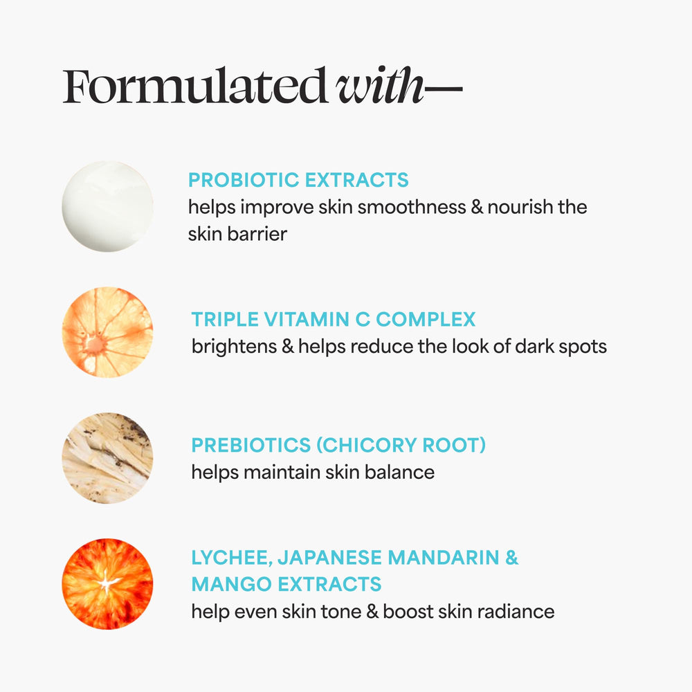 Aplicación facial con gotas del tratamiento iluminador de TULA