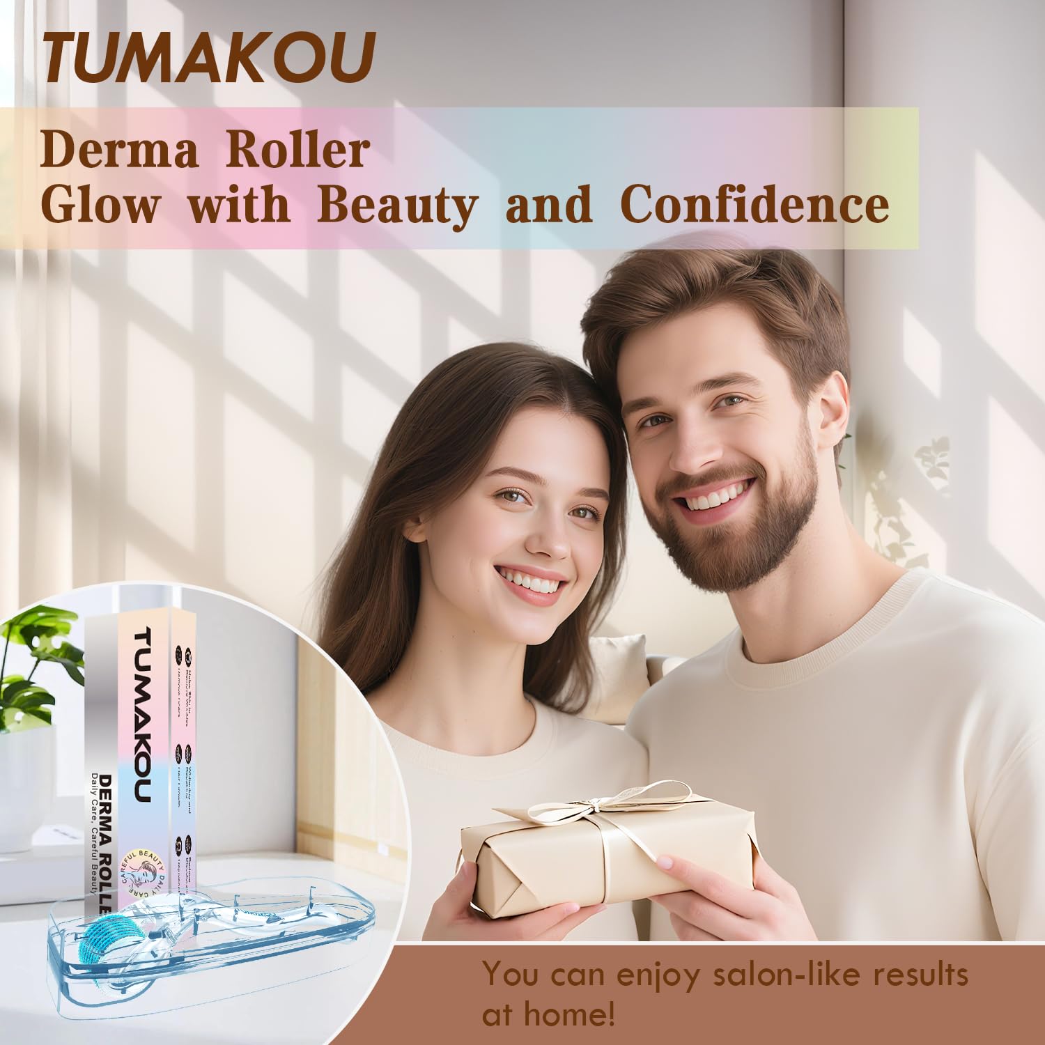 TUMAKOU Derma Roller uso fácil para principiantes