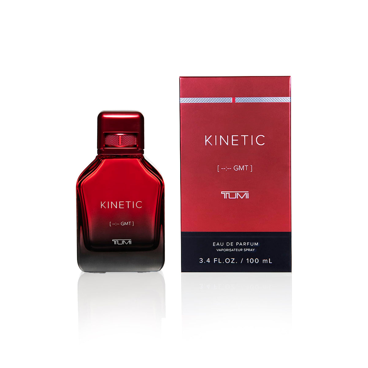 Tumi Kinetic para hombres, frasco de fragancia elegante para uso diario.