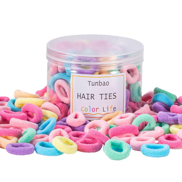 Tunbao gomas de pelo para bebé en frasco transparente, almacenamiento fácil