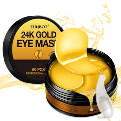 Tunbot mascarilla de ojos oro 24K lista para uso en spa en casa