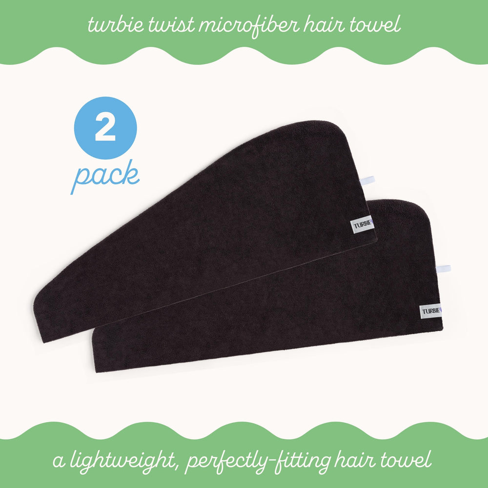 Turbie Twist anti-frisage microfibre : réduction des frisottis et frottements.