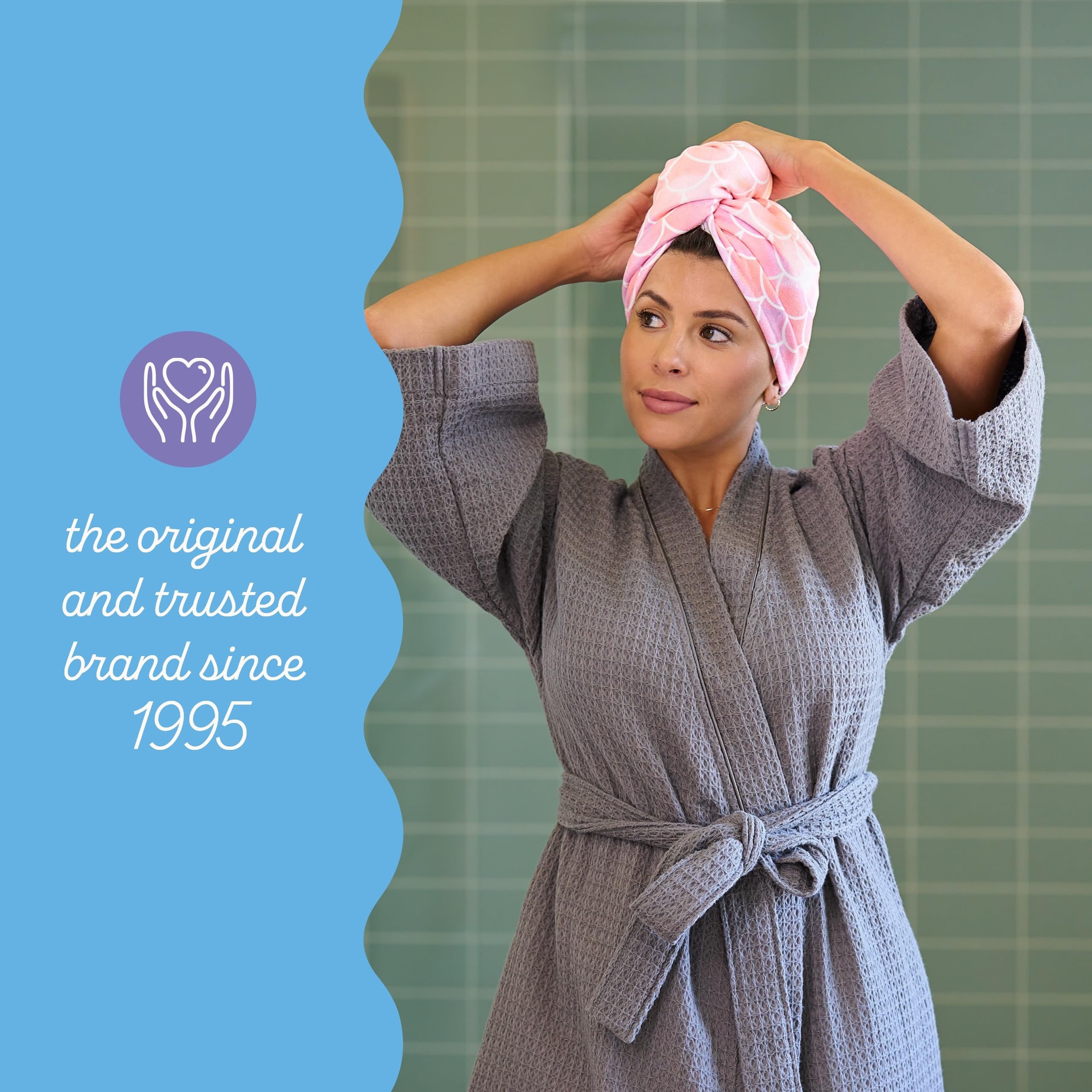 Turbie Twist: cuidado suave para cabello rizado, ondulado o liso