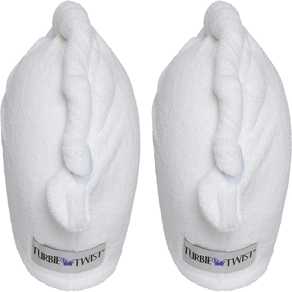 Turbie Twist : usage quotidien sur cheveux longs pour un look soigné.