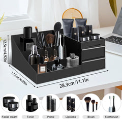 Organisateur Turesmith Vanity avec 7 compartiments pour cosmétiques et parfums.