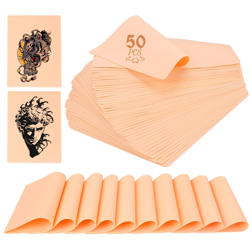 Piel de práctica doble cara de TUXIYA para tatuaje, ideal para practicar en ambos lados.