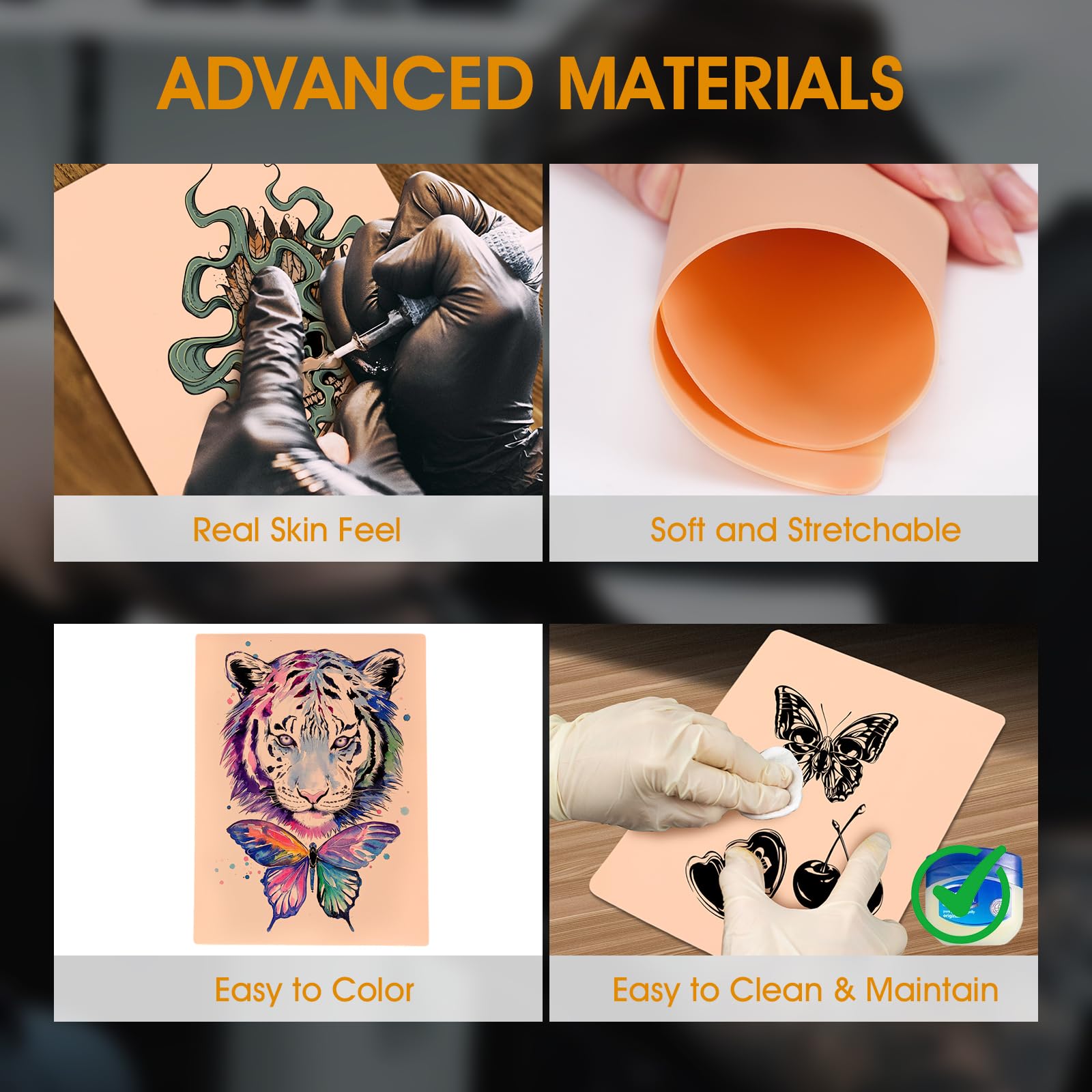 Piel de práctica TUXIYA para principiantes y artistas en desarrollo.
