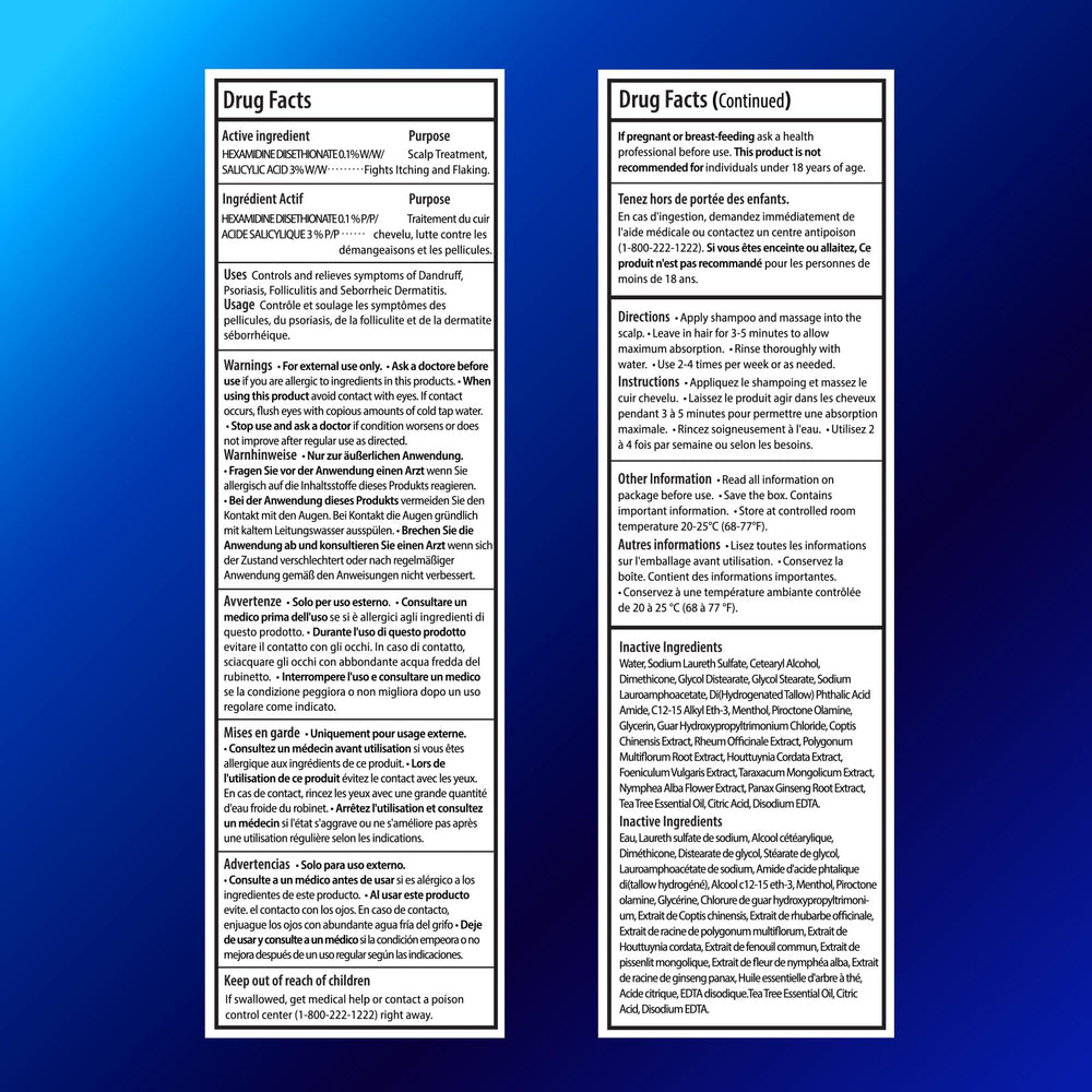 Tuymec Shampoo ingredientes-naturales, mezcla suave para uso diario.
